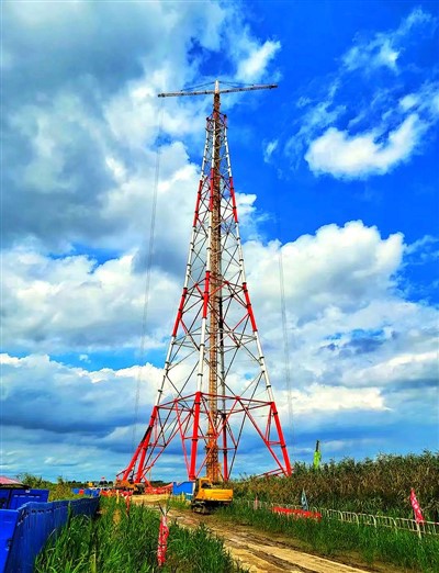 Electrical Transmission Towers Stand