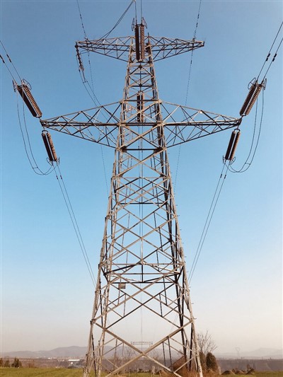 High Tension Wire Tower