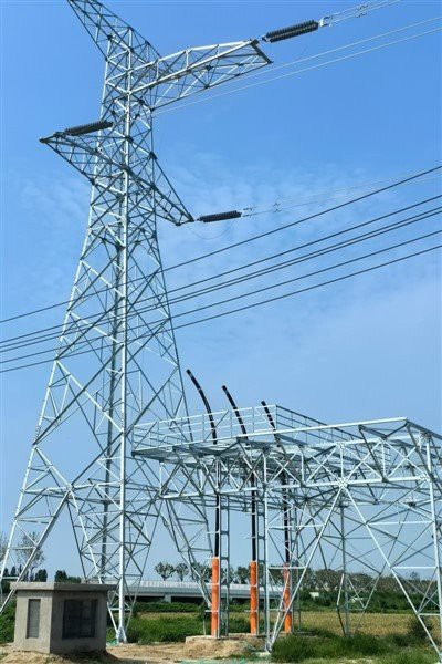 Overhead Power Line Tower